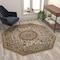Flash Furniture Ivory 5x5 Octagon Traditional Persian Style Rug NR-RG1881-55-IV-GG - alternate 5